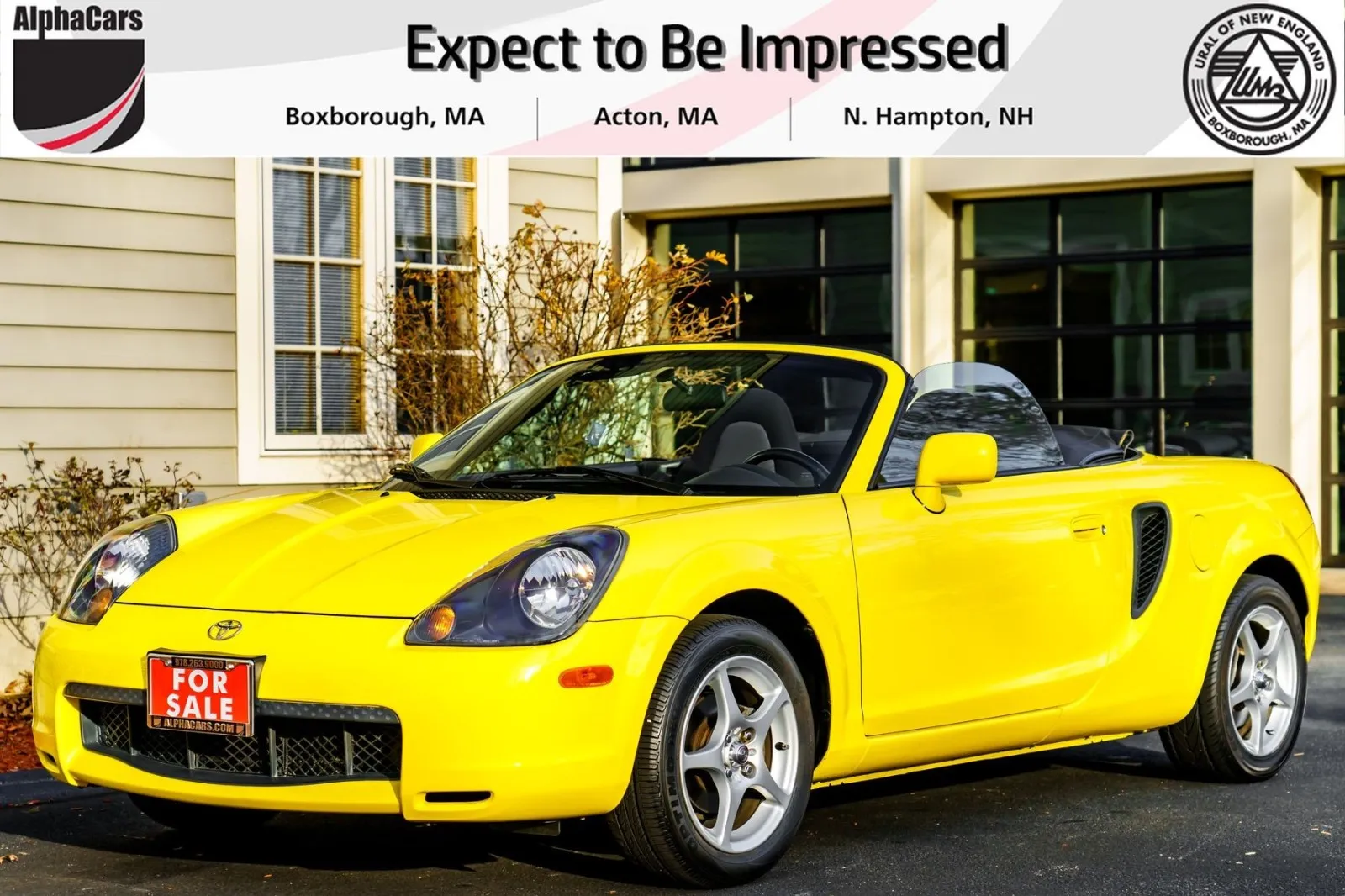 2001 Toyota MR2 Spyder for sale in Boxborough, MA