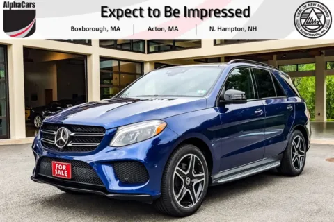Blue 2018 Mercedes-Benz GLE-Class GLE350 4MATIC for sale in Boxborough, MA