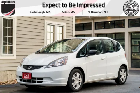 White 2009 Honda Fit 5-Speed MT for sale in Boxborough, MA