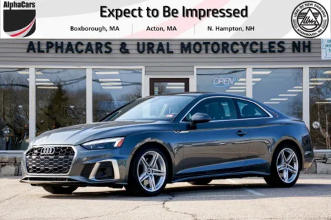 Black 2021 Audi A5 Premium Plus Coupe quattro for sale in Boxborough, MA