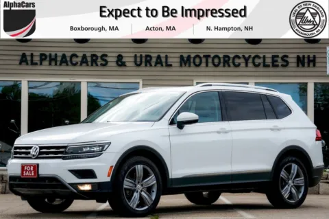 White 2018 Volkswagen Tiguan SEL Premium 4Motion for sale in Boxborough, MA