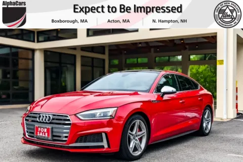 Red 2018 Audi S5 Premium Plus Hatchback quattro for sale in Boxborough, MA