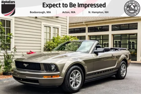 Black 2005 Ford Mustang V6 Premium Convertible for sale in Boxborough, MA