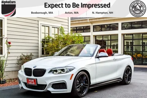 White 2018 BMW 2-Series M240i Convertible for sale in Boxborough, MA