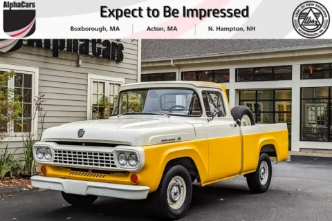White 1958 Ford F-100 Styleside 110" for sale in Boxborough, MA