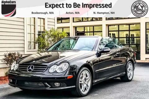 White 2004 Mercedes-Benz CLK-Class CLK500 Cabriolet for sale in Boxborough, MA