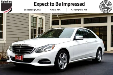 White 2016 Mercedes-Benz E-Class E350 Sport 4MATIC Sedan for sale in Boxborough, MA