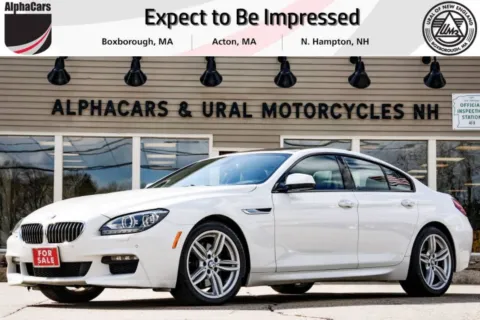 White 2015 BMW 6-Series Gran Coupe 640i xDrive for sale in Boxborough, MA