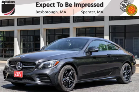 Gray 2021 Mercedes-Benz C 300 4MATIC Coupe for sale in Boxborough, MA