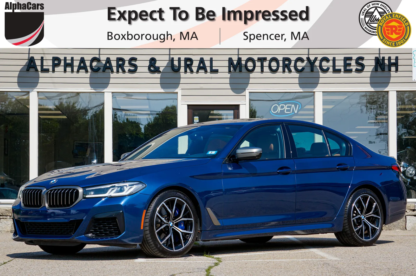 Blue 2022 BMW M550i xDrive for sale in Boxborough, MA