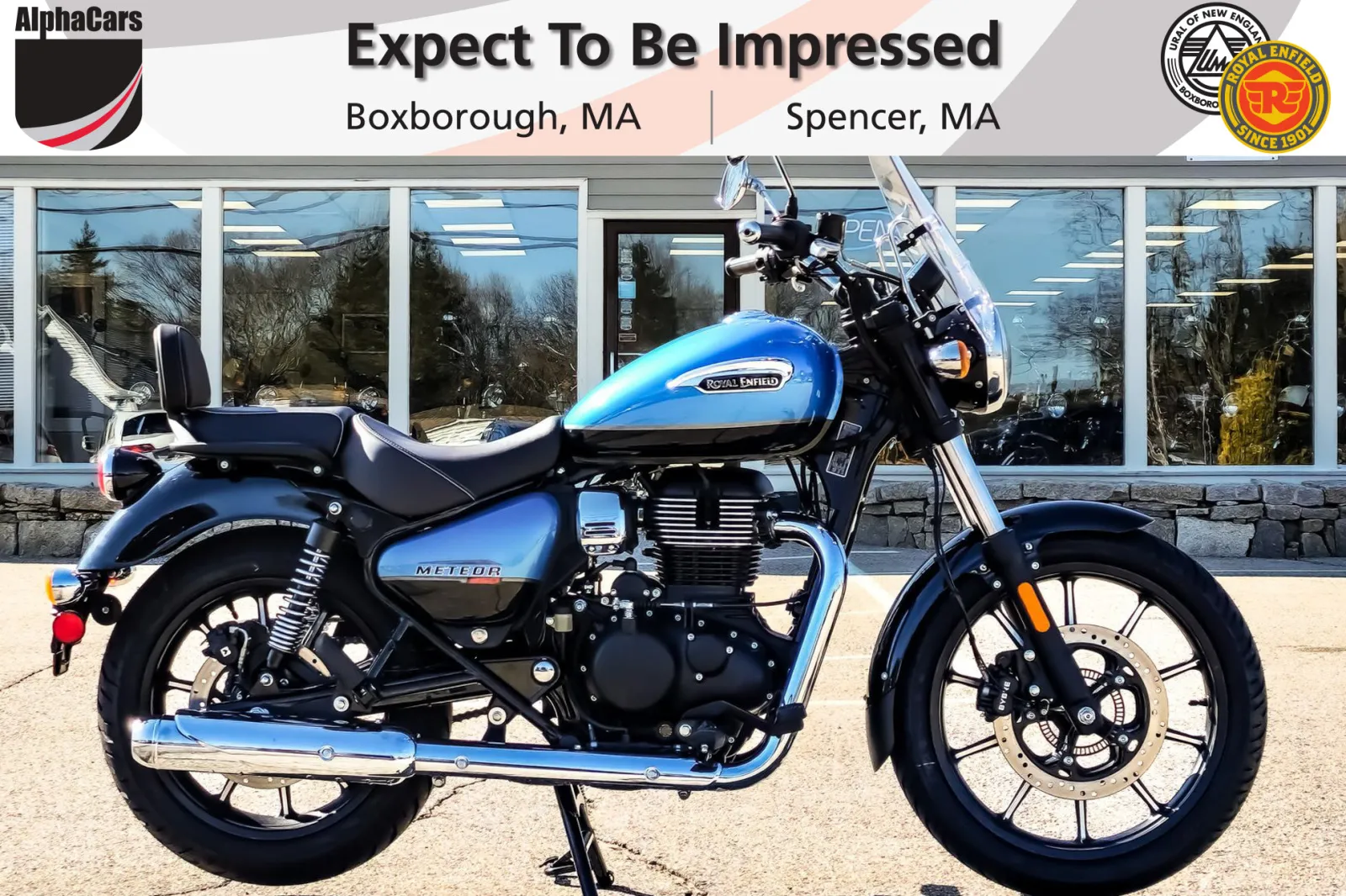 Blue 2023 Royal Enfield Meteor 350 Supernova Blue for sale in Boxborough, MA