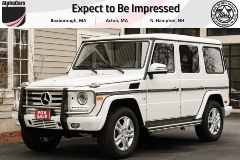 White 2015 Mercedes-Benz G-Class G550 4MATIC for sale in Boxborough, MA