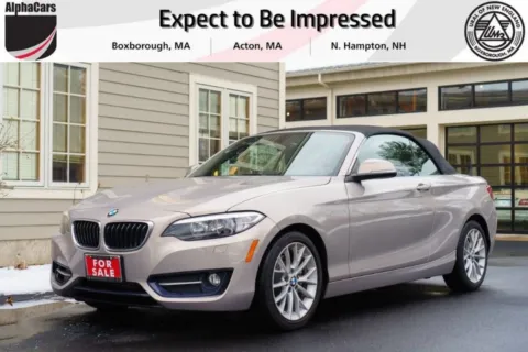 Silver 2016 BMW 2-Series 228xi Convertible for sale in Boxborough, MA