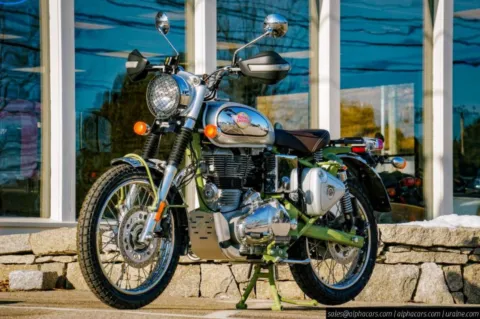 Green 2020 Royal Enfield Bullet Trials 500 Works Replica for sale in Boxborough, MA