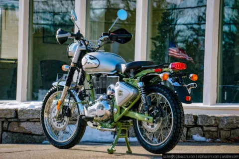 Another view of 2020 Royal Enfield Bullet Trials 500 Works Replica for sale in Boxborough, MA at Boxborough