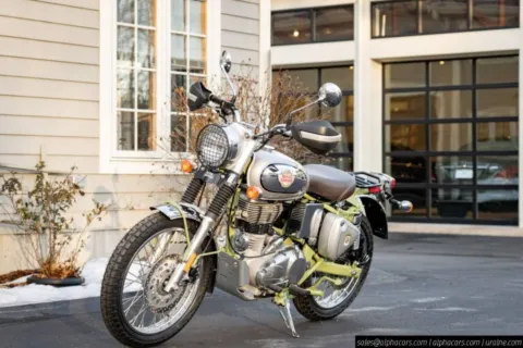 Green 2020 Royal Enfield Bullet Trials 500 Works Replica for sale in Boxborough, MA