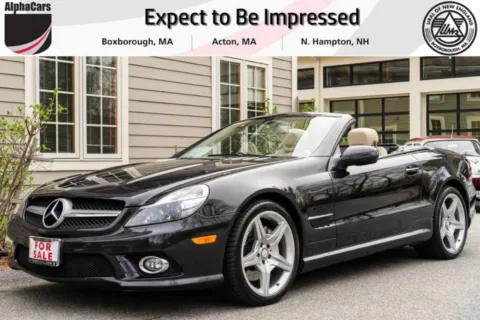 Black 2011 Mercedes-Benz SL-Class SL550 for sale in Boxborough, MA