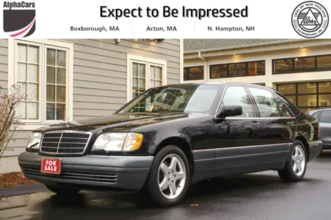 Black 1995 Mercedes-Benz S-Class S420 sedan for sale in Boxborough, MA