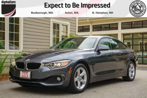 White 2015 BMW 4-Series Gran Coupe 428i xDrive SULEV for sale in Boxborough, MA