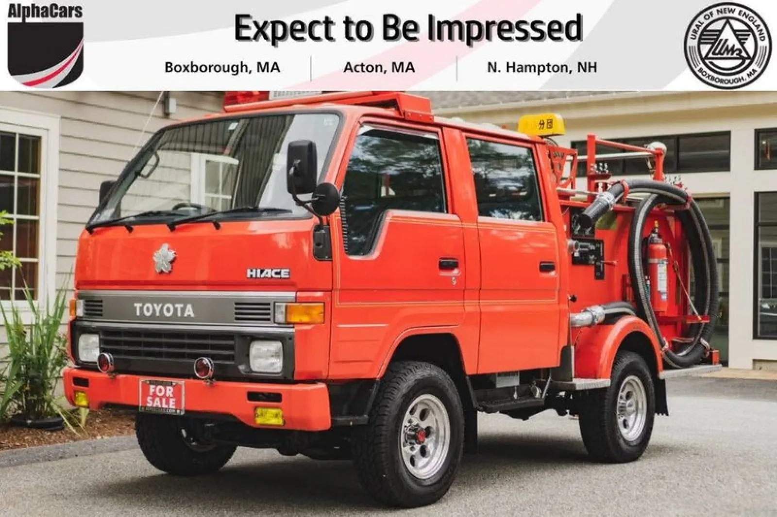 1993 Toyota HiAce 4x4 Fire Truck W-Cab Diesel for sale in Boxborough, MA