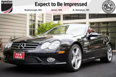Black 2008 Mercedes-Benz SL-Class SL55 AMG for sale in Boxborough, MA