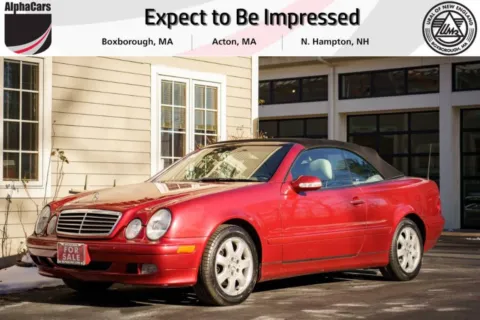 White 2003 Mercedes-Benz CLK-Class CLK320 Cabriolet for sale in Boxborough, MA