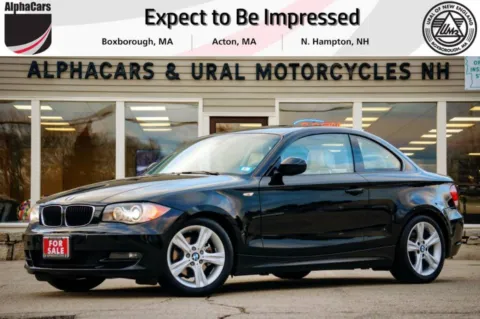 Black 2011 BMW 1-Series 128i Coupe for sale in Boxborough, MA