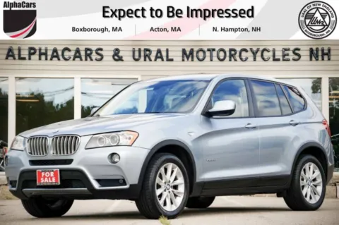 Blue 2013 BMW X3 xDrive28i for sale in Boxborough, MA
