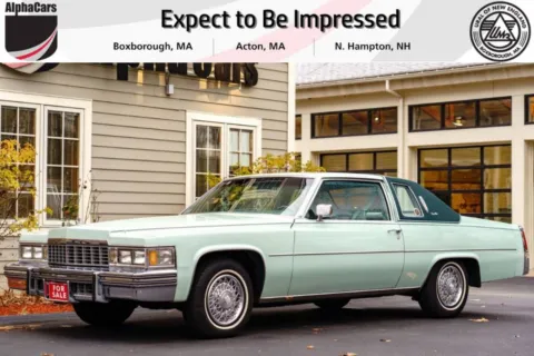 Green 1977 Cadillac DeVille Coupe for sale in Boxborough, MA