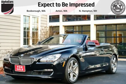 Black 2012 BMW 6-Series 650i Convertible for sale in Boxborough, MA