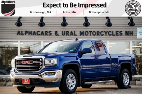Blue 2016 GMC Sierra 1500 SLE Double Cab 4WD for sale in Boxborough, MA