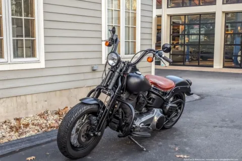 Another view of 2010 Harley-Davidson Softail Cross Bones for sale in Boxborough, MA at Boxborough