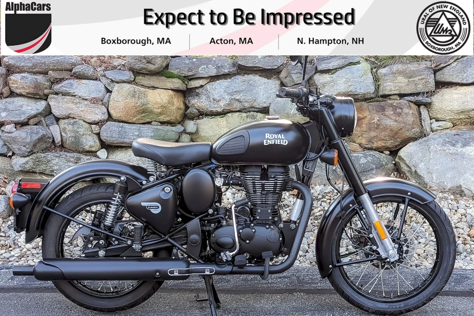 2018 Royal Enfield Classic Stealth Black for sale in Boxborough, MA