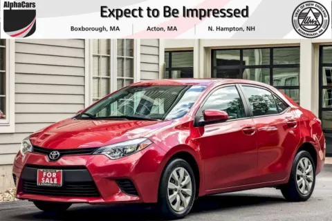 Red 2014 Toyota Corolla LE CVT for sale in Boxborough, MA