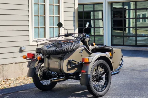 Another view of 2018 Ural Gear Up Flat Green for sale in Boxborough, MA at Boxborough