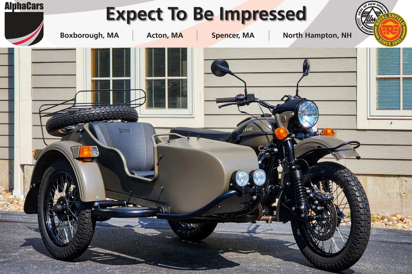 2018 Ural Gear Up Flat Green for sale in Boxborough, MA