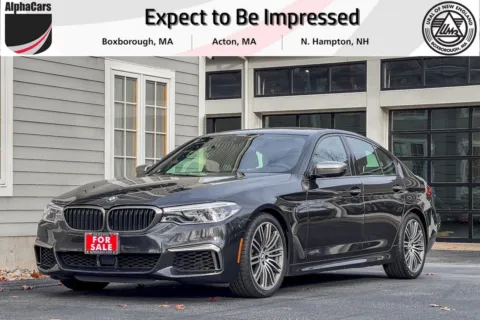 White 2018 BMW 5-Series M550i xDrive for sale in Boxborough, MA