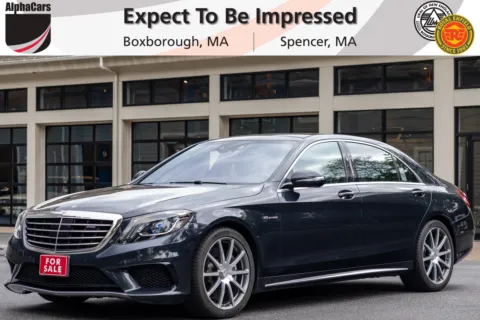 Blue 2015 Mercedes-Benz S 63 AMG 4MATIC for sale in Boxborough, MA