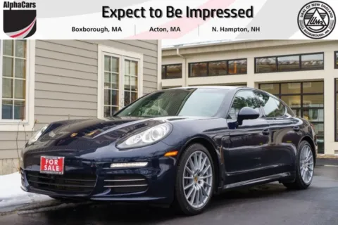 Blue 2016 Porsche Panamera 4 for sale in Acton, MA