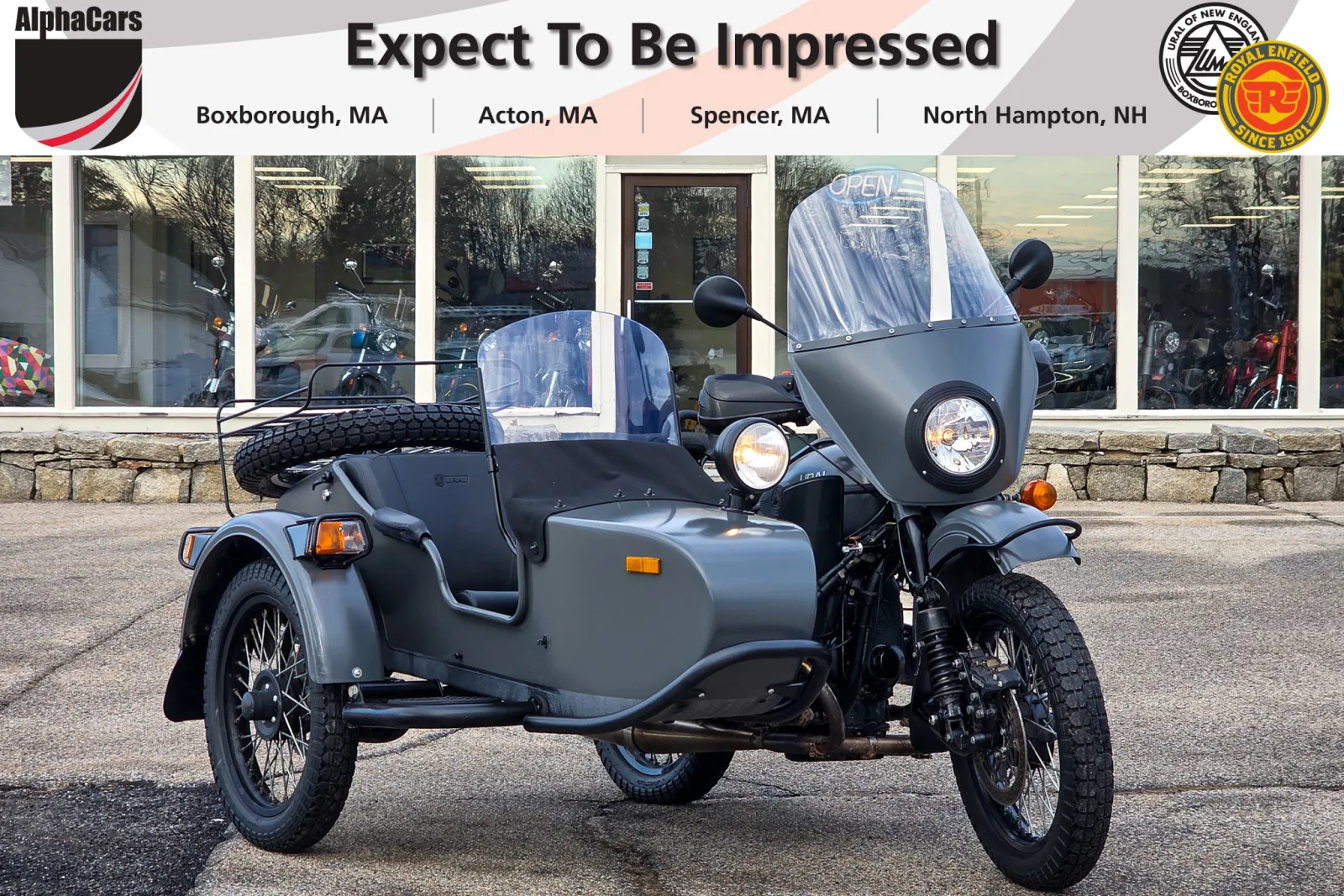 2017 Ural Gear Up 2WD Asphalt for sale in North Hampton, NH