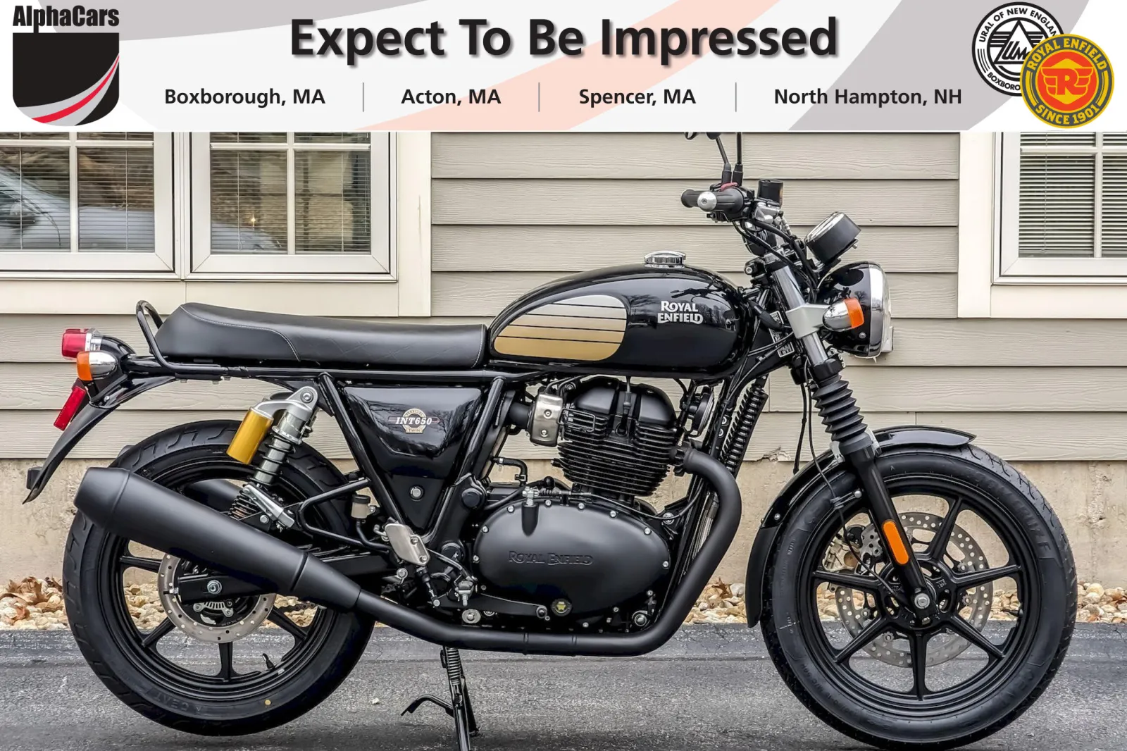 Black 2026 Royal Enfield Interceptor INT650 Black Ray for sale in North Hampton, NH