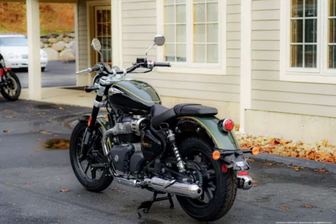 More photos of 2026 Royal Enfield Super Meteor 650 Interstellar Green at North Hampton, NH
