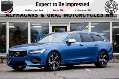 Blue 2018 Volvo V90 T6 R-Design AWD for sale in North Hampton, NH