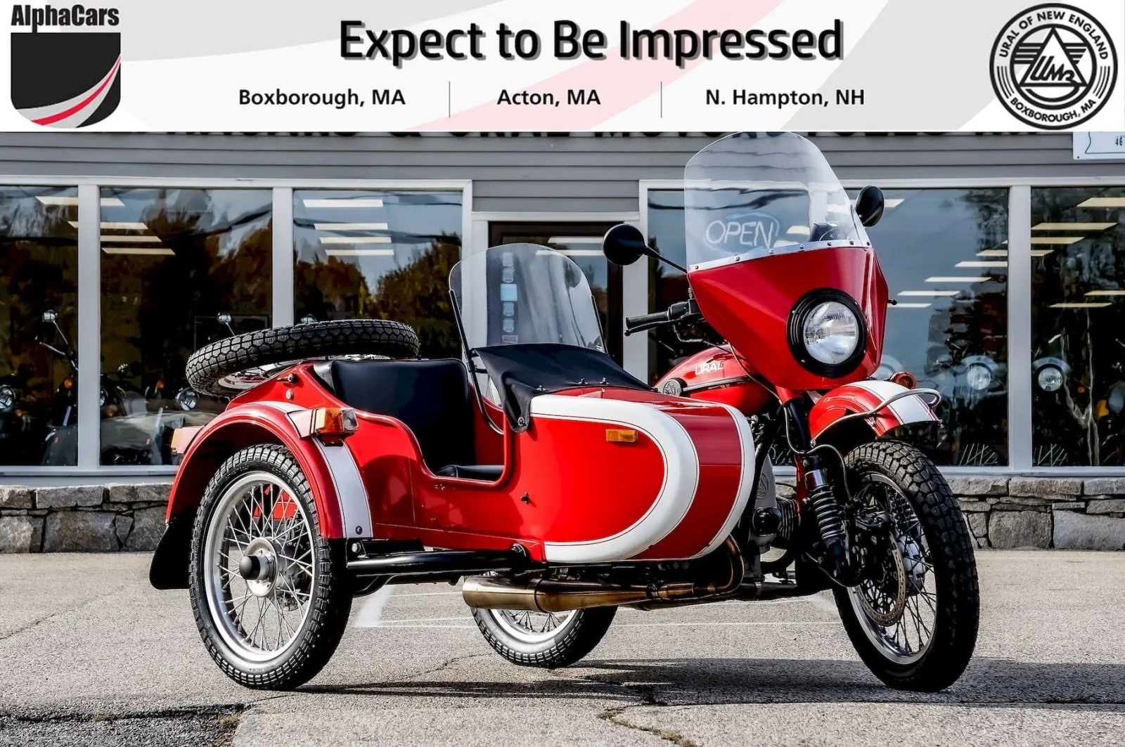 2014 Ural Patrol Red &amp; White for sale in North Hampton, NH
