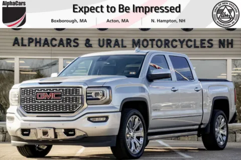 Silver 2018 GMC Sierra 1500 Denali Crew Cab Short Box 4WD for sale in North Hampton, NH