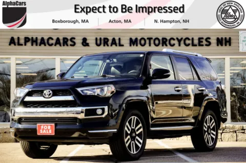 Black 2018 Toyota 4Runner Limited 4WD V6 for sale in North Hampton, NH