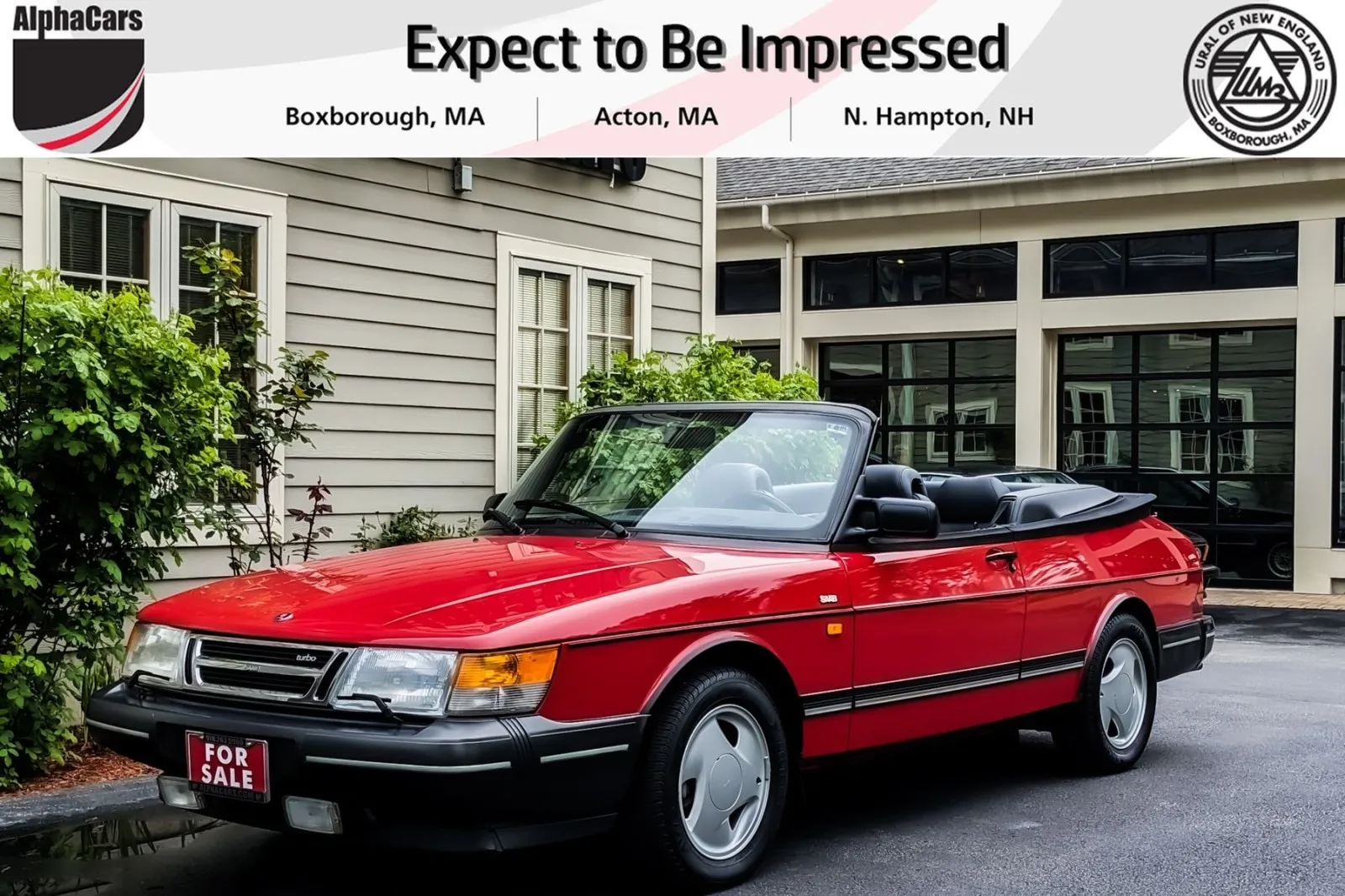 1992 Saab 900 Turbo convertible for sale in North Hampton, NH