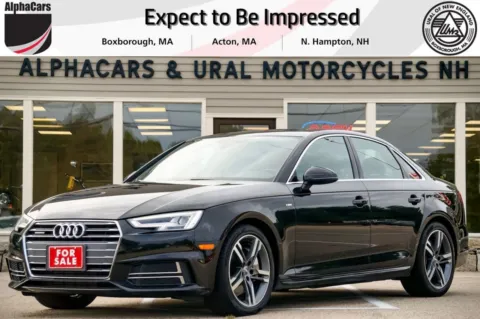 Black 2017 Audi A4 2.0T Premium Plus quattro Sedan for sale in North Hampton, NH