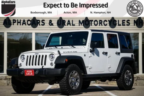 White 2017 Jeep Wrangler Unlimited Rubicon 4WD for sale in North Hampton, NH