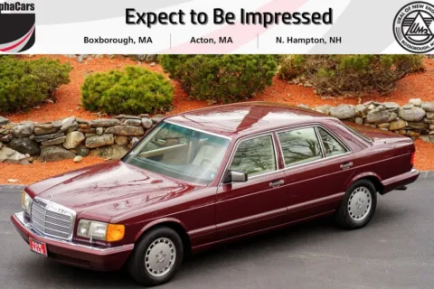 Red 1991 Mercedes-Benz 420 SEL sedan for sale in North Hampton, NH